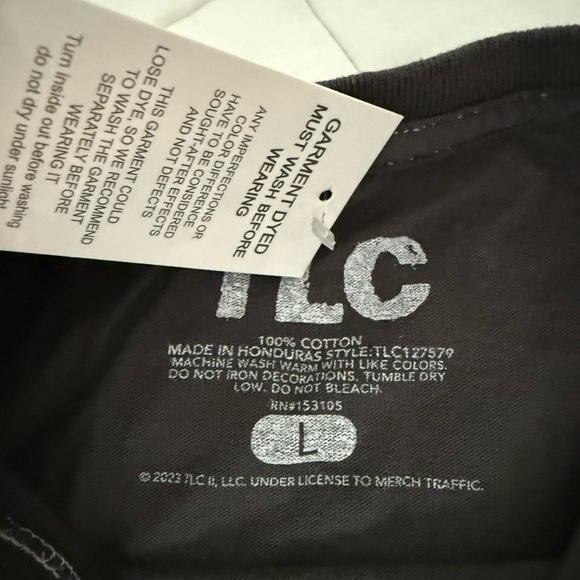 TLC Charcoal Graphic Tee - Picture 2 of 3